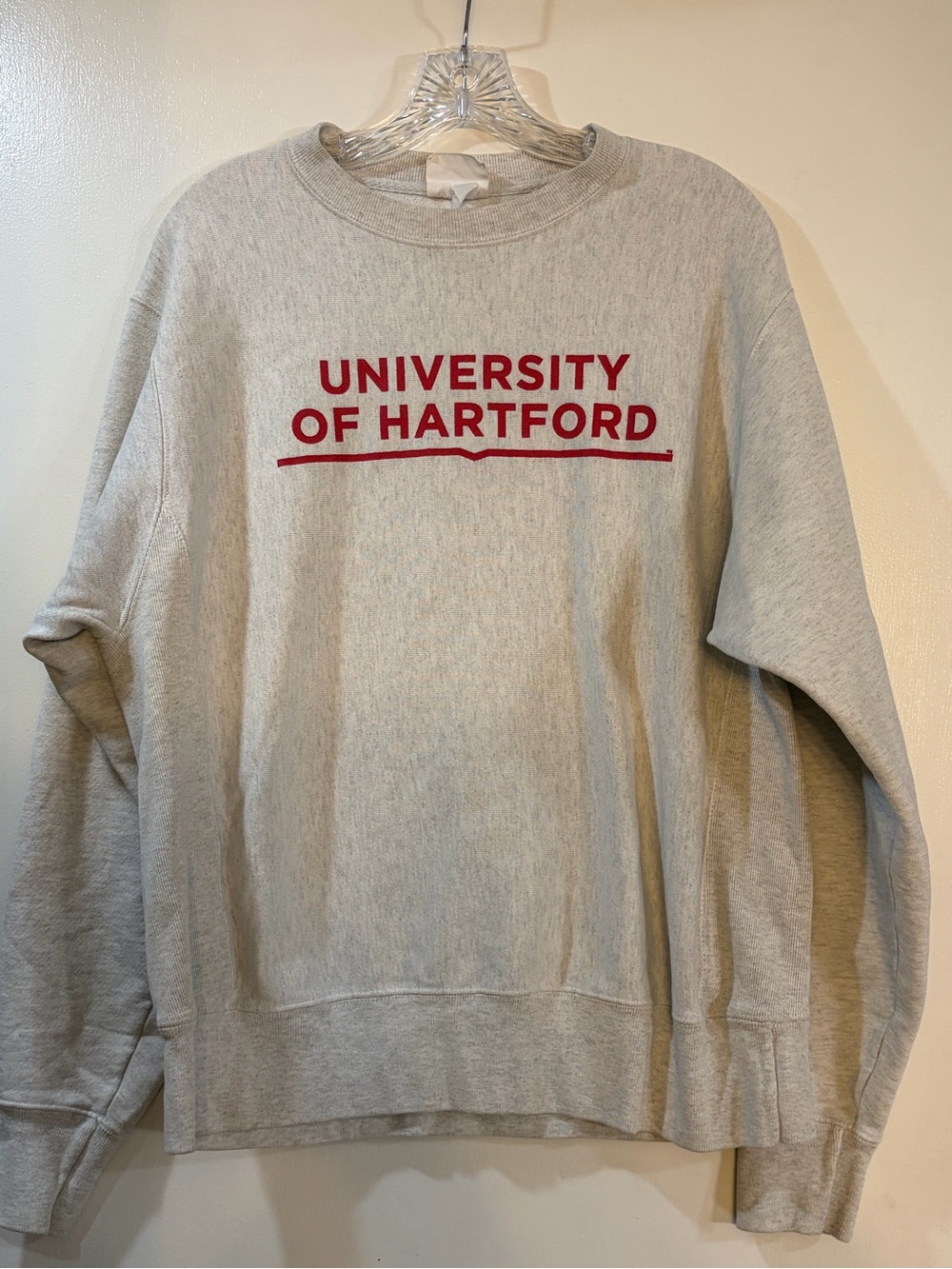 Champion Reverse Weave University of Hartford Sweatshirt Mens Sz Medium